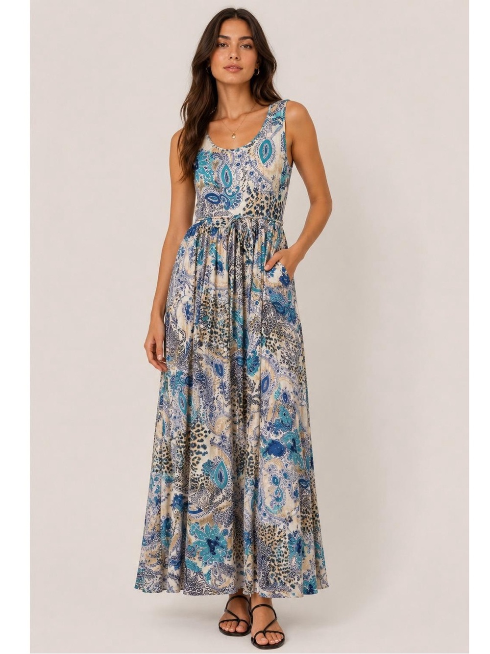 Bila by Billabong rayon gauze maxi dress
